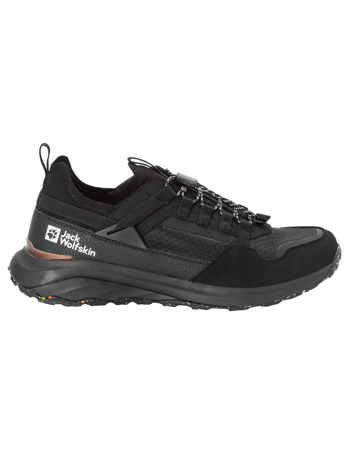 

Ботинки мужские Jack Wolfskin Dromoventure Athletic Low M Backpacking, черные, 7,5