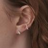 Still Instant Heart Greenery - Ear Cuff 03 (2Colors)