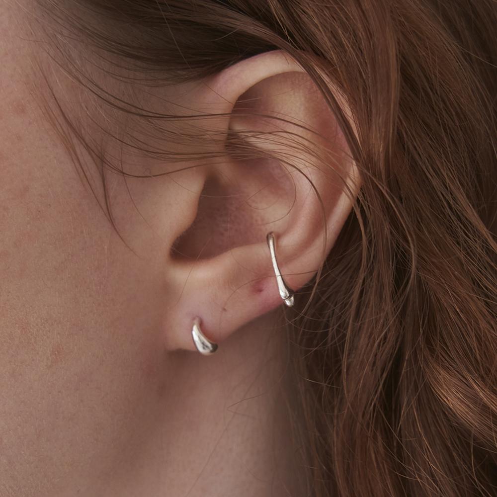 Still Instant Heart Greenery - Ear Cuff 03 (2Colors)