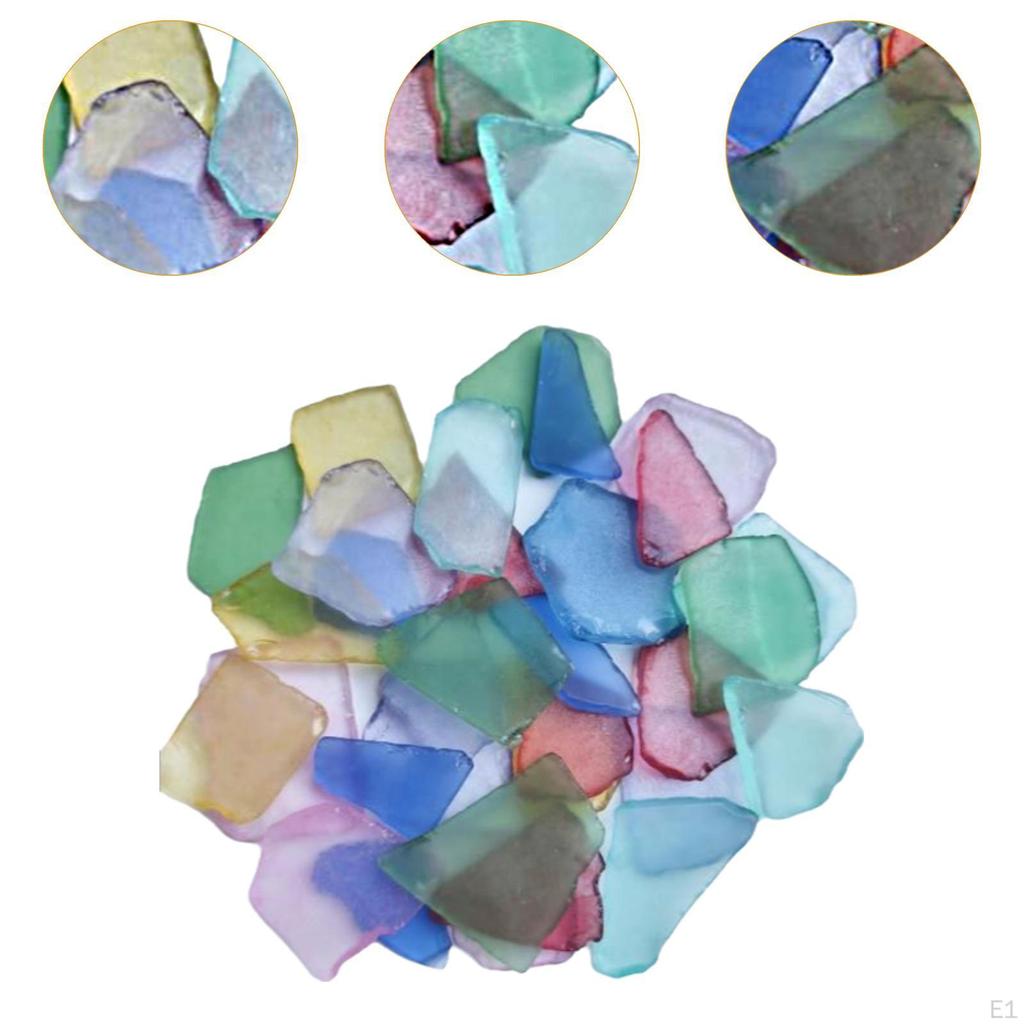 500G Seeglas für DIY-Basteln und Schmuckherstellung Aquariendekor