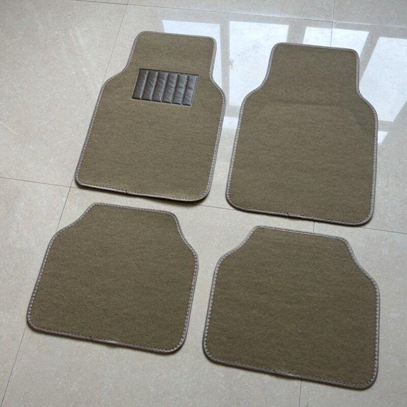 Suede Car Foot Mat Universal Foot Pad Non Slip Waterproof Floor Mat Velvet Foot Mat Easy To Clean Car Seat Cover