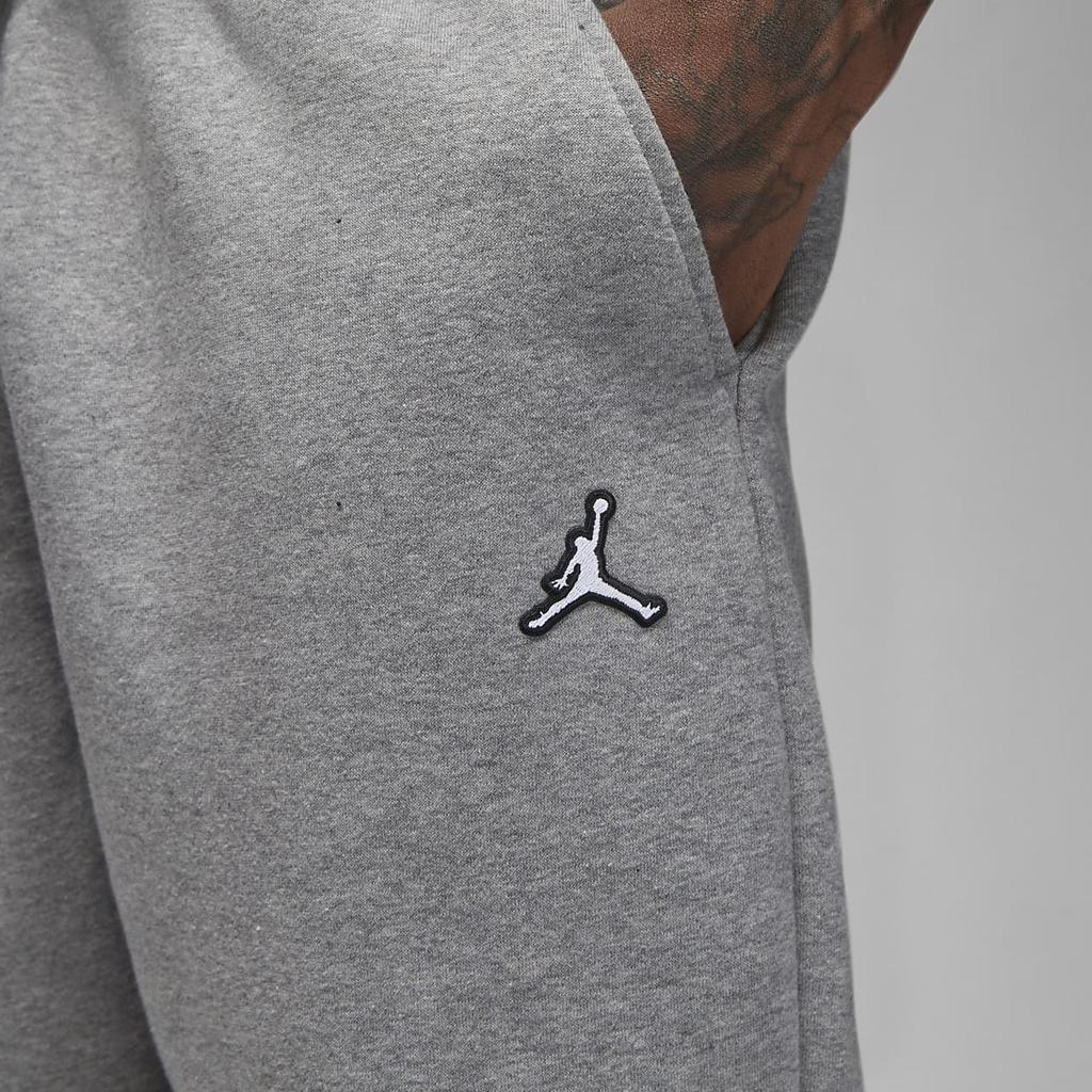 Jordan High Waist Drawstring Sports Pants With Logo Men Bottoms Gray DQ7340-091