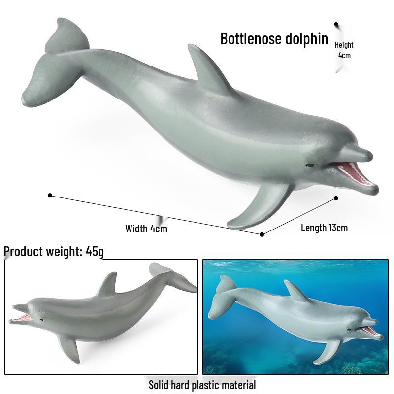Solid Cross Water Drop Fish Simulation Toy Model - Bobo Sea Creature Ornament
