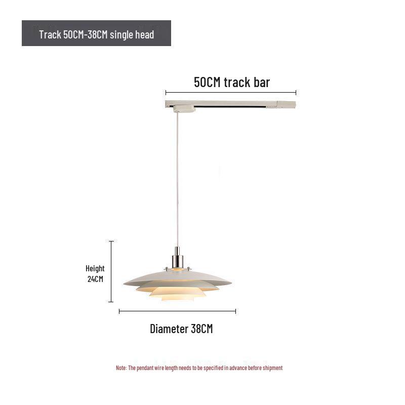 Adjustable Retractable Nordic Pendant Light - Creative Bar Island Flying Saucer Design