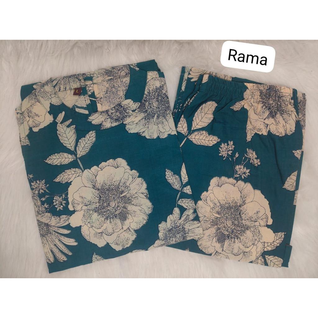 Beautiful Party Wear Cotton Kurta Pant Dupatta Set Indian Pakistani Tunic Kurti SC-2172