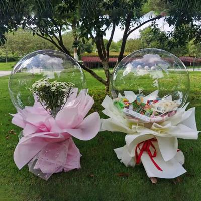 Ampia applicazione Palloncino Bobo da 5 pezzi Palloncino a bolle super grandi in plastica trasparente