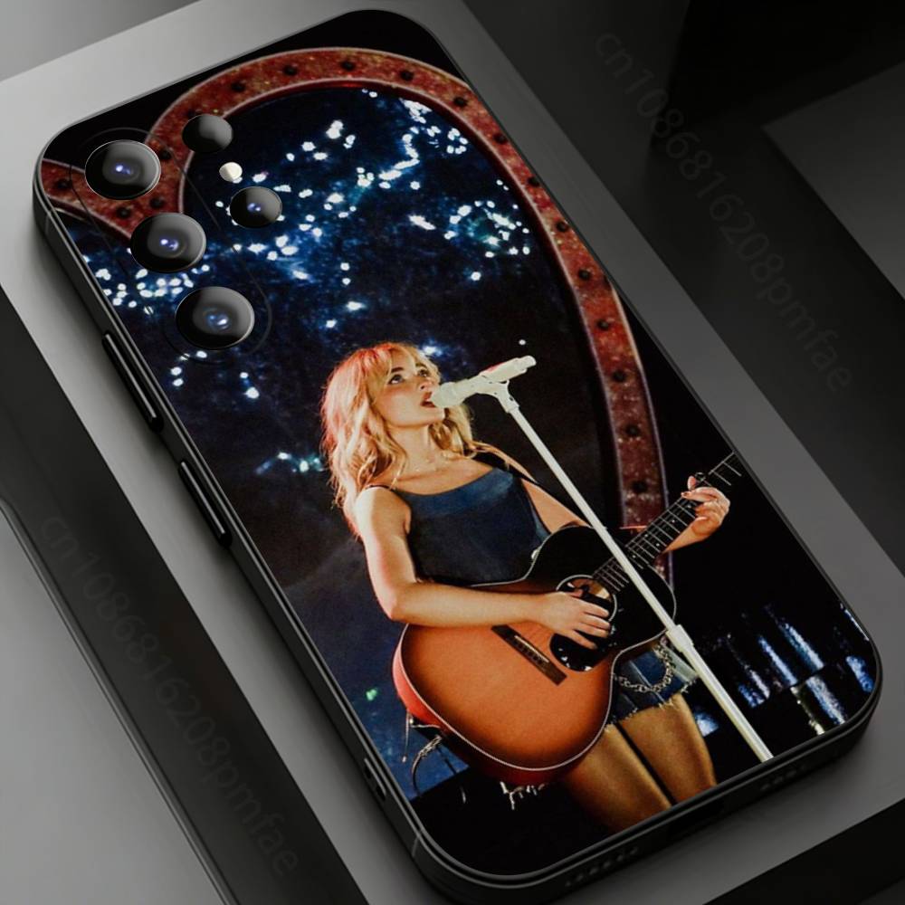 Singer S-Sabrina Carpenter Phone case for Samsung Galaxy S24,25,26,23 22,21,S20 Plus Ultra FE soft fundas cases