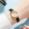 Ladies 2026 New Fashion Small Simple Diamonds Business Quartz Watch Women's Green Women Dress Clock Luxury Gift Wristwatch