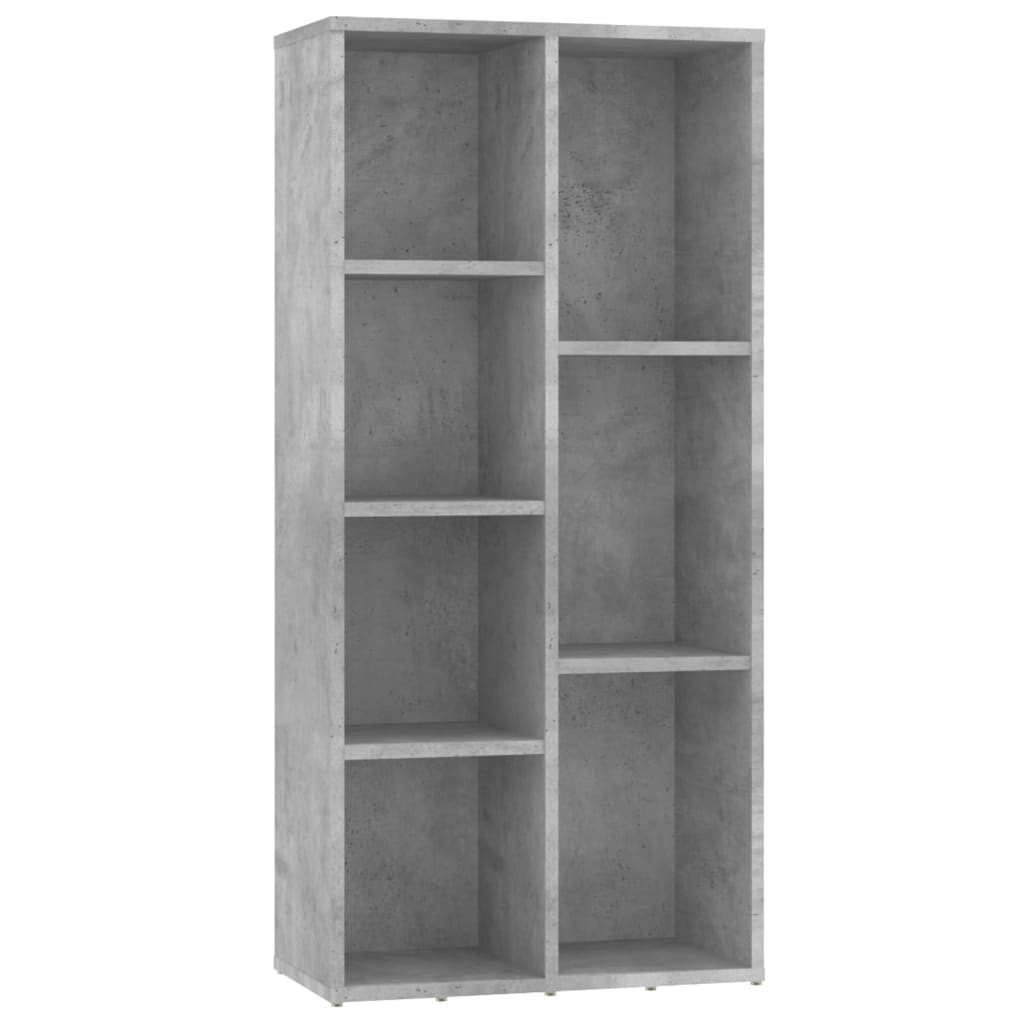 Bookshelf Concrete Grey 50 x 25 x 106 cm Particleboard
