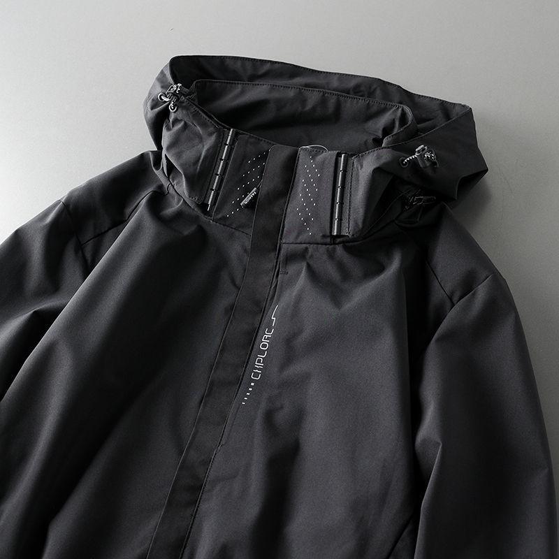 Men's American-Style Windbreaker: Waterproof, Windproof Outdoor Jacket for Spring & Autumn