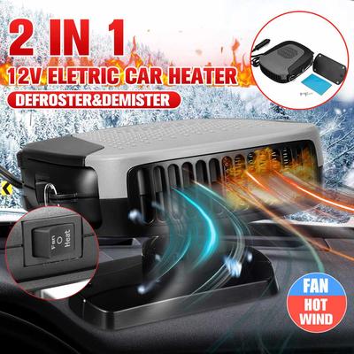 Aquecedor de carro 12v aquecedor elétrico de carro aquecedor de radiador de carro ar frio e quente descongelamento neve desembaçador