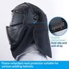 1 Set Welding Helmet Cover & Bib Heat Insulation Press Fit Seal Welding Accessory for Auto Repair Welding Construction Workers