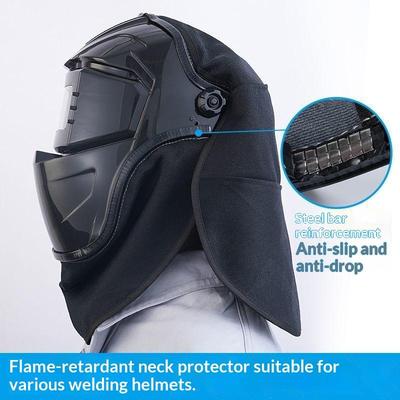 1 Set Coperchio Saldato per Casco e Bavaglino per Casco con Guarnizione a Pressione Accessori Saldati per Proteggere il Collo