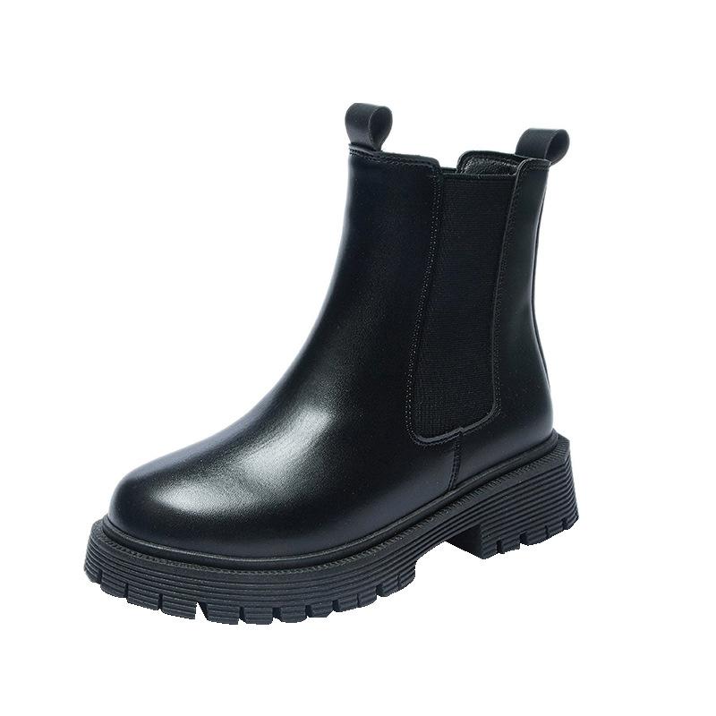 

Ботинки Martin на толстой подошве Новые походные ботинки Повседневные ботинки, увеличивающие рост 40 чёрный