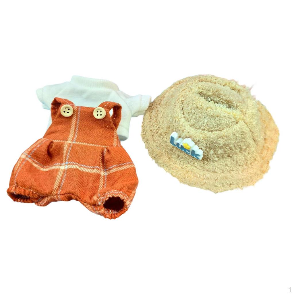 15cm Doll Clothes Cartoon Comfortable Costumes Fashion DIY Your Dress Up Clothing T Shirt