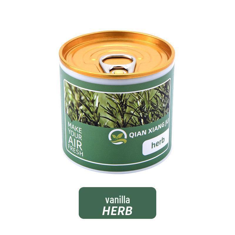 Solid Perfume Car Air Freshener Can – Pull-Tab Scent for Car, Home, or Pet Room.