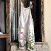 2025 Summer Retro Print Wide-Leg Women's Jumpsuit