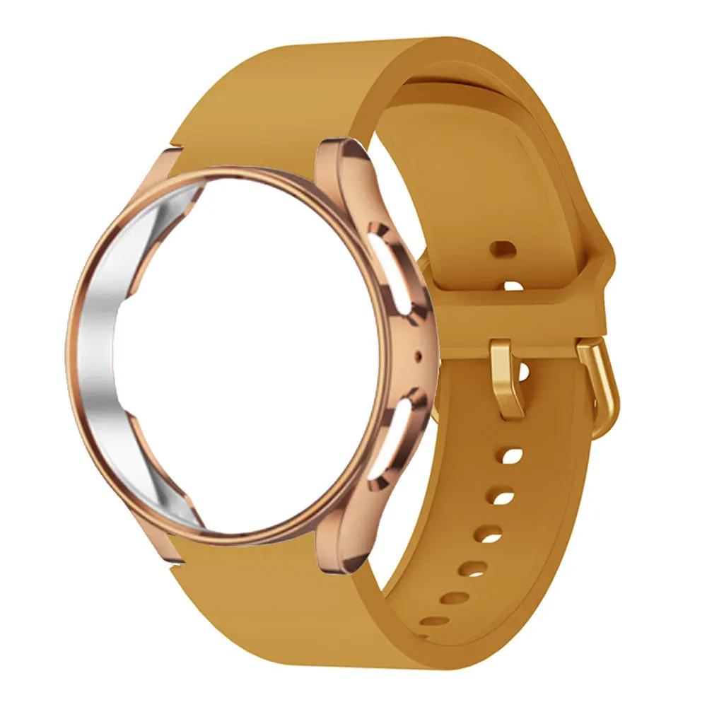 Case+Original Strap For Samsung Galaxy Watch 6 5 40mm 44mm Sports Bracelet Watchband galaxy watch 6 classic 47mm 43mm 5 pro 45mm
