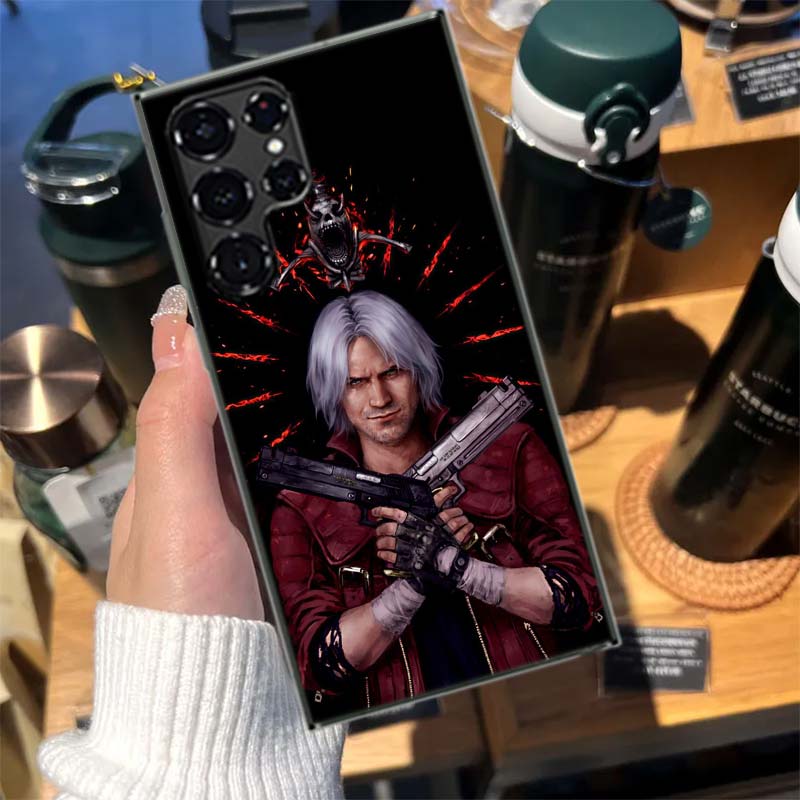 D-Devil May Cry DMC Cases Phone Case for Samsung Galaxy S26 Ultra S25 Edge S24 S23 FE S21 Plus S20 S22 S10 Cover TPU Capa Shell Samsung S21 Plus