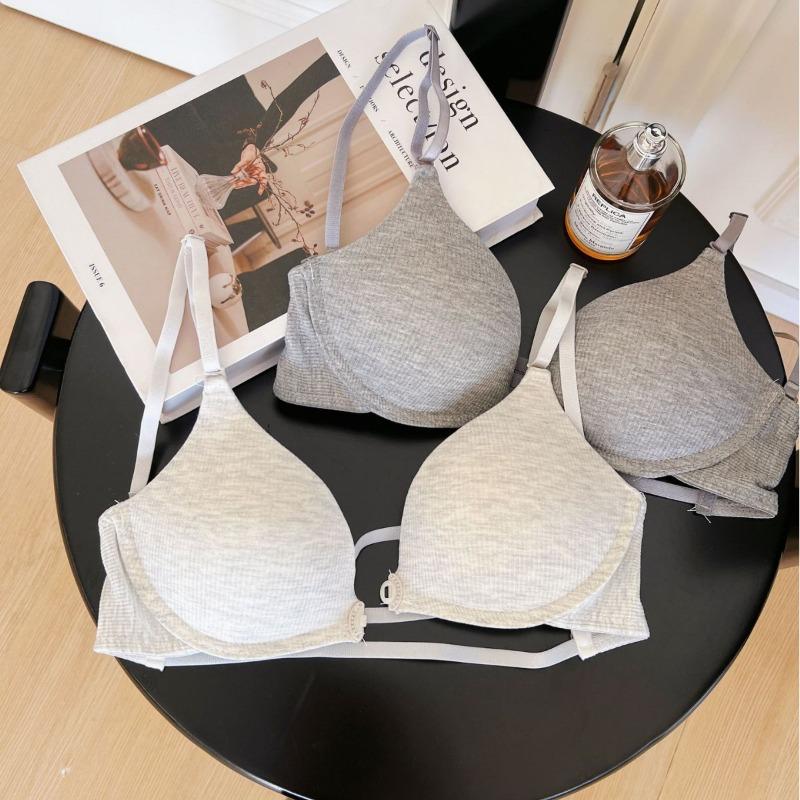 Women's Seamless Front Closure Bra Wireless Thin Padded Beauty Back Deep Backless Sexy Everyday Bra
