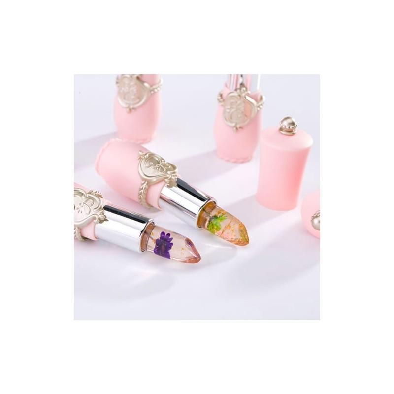 Premium Quality Flower Lipstick With Long-lasting Color-changing Magic Jelly Formula