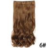 MERISIHAIR Women Fashion Long Straight Synthetic Fiber Hair Extensions 5 Clips Invisible Hairpiece for Daily Wear