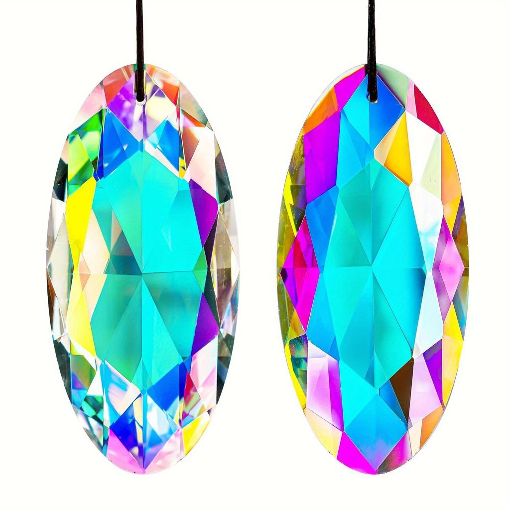 Wisiorek Światło i Cień Pryzmat Wisząca Lampa Pułapka, Kolorowy Pryzmat Artefakt Powstawania Tęczy, Wisiorek Dekoracyjny na Parapet Okienny Domu