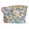 Simple Pattern Makeup Bag Travel Toiletry Organizer Pouch Canvas Cosmetic Bag