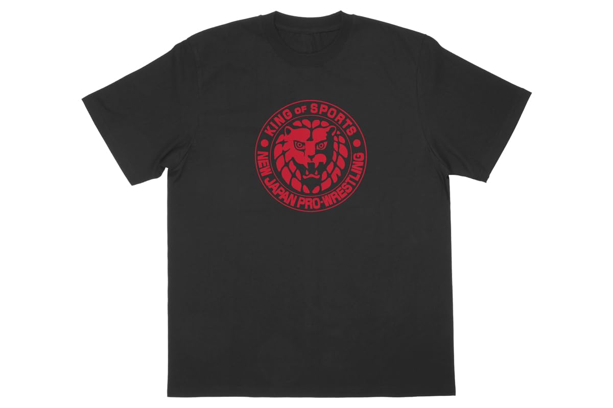

New Japan Pro-Wrestling Lion Mark T-Shirt Black x Red M 6201103088