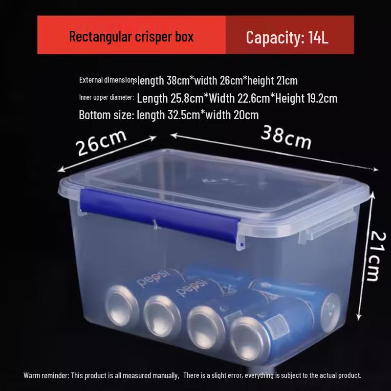 

Transparent Lidded Food Storage Container