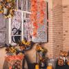 12Pcs  8.2Ft Artificial  Leaves String  Leaf Garland Plants Christmas Garden Indoor For Wedding Party Home Autumn Decoration
