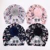 New children's printed hat, baby warm and breathable headscarf hat, thin baby fetal hat