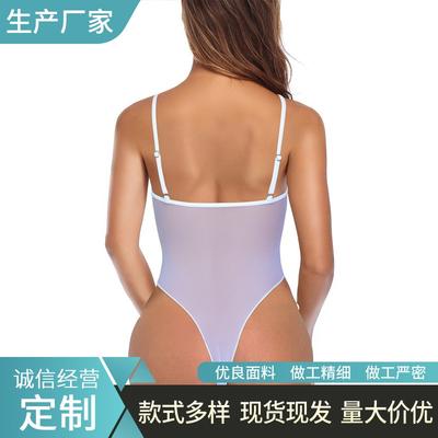 New Sexy Off-the-shoulder Onesie, Perspective Bikini, Erotic Underwear Women's Suit