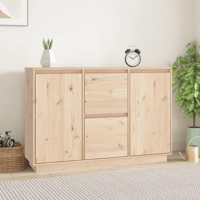 814309 vidaXL Buffet 111x34x75 cm Bois massif de pin