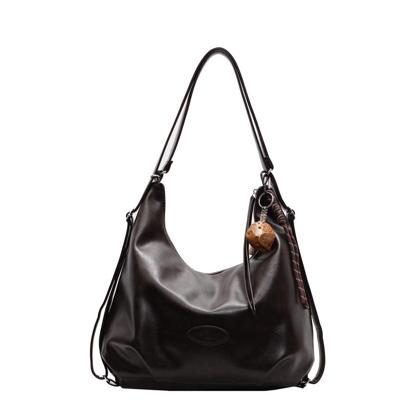 Niche Fashionable Retro Premium Texture Shoulder Tote Bag Women's Commuting Versatile Multi-back Backpack