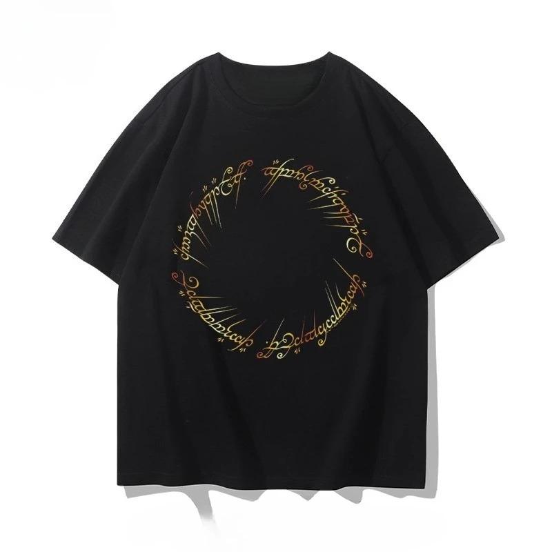 Hot Sale Classic TV The Lord of The Rings Graphic Print T-shirt Men Women Streetwear Y2k Harajuku Fashion Casual Oversized Top Cotton Summer New Tee