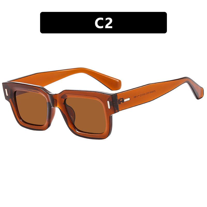 JYL TS Sunglasses Unisex UV Protection Square Frame 36088 A-11239 кеппел