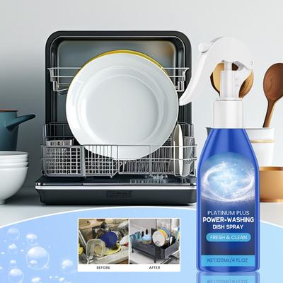 Powerful Dishwashing Spray, Washing, Fresh Grease Removal Polishing Dish Spray,120ml
