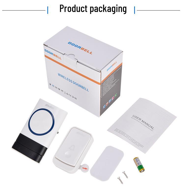 Ultra-Long Range Wireless Doorbell with Music for Elderly Care