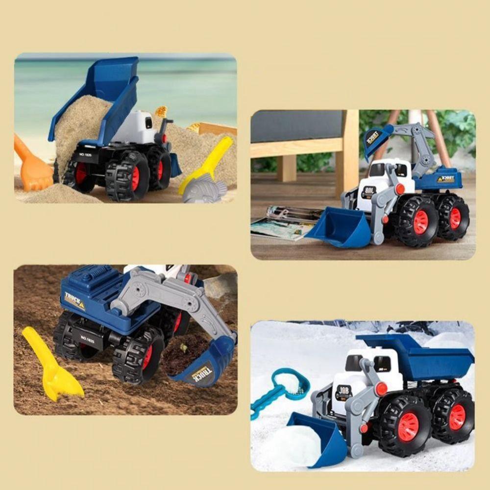Toy Vehicles Excavator Toy ABS Large Bulldozer Toy Children Engineering Car Toy  Birthday Gift