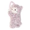 Leopard Print Cat Plush Hanging Car Tissue Box Cute Car Tissue Holder