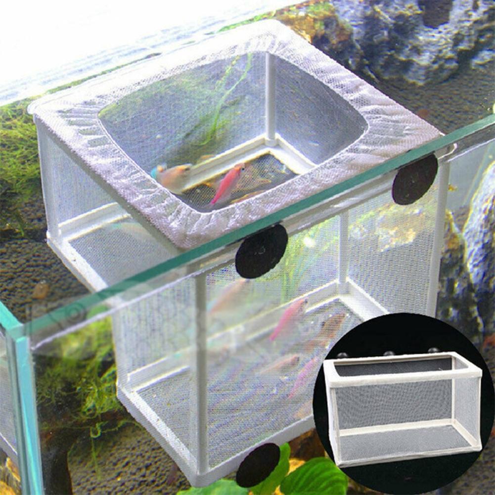 Aquarium Fish Breeding Isolation Mesh Box Net Incubator Breeder For Fish Tank Gauze Trap Fish Breeding Incubator Breeder Net