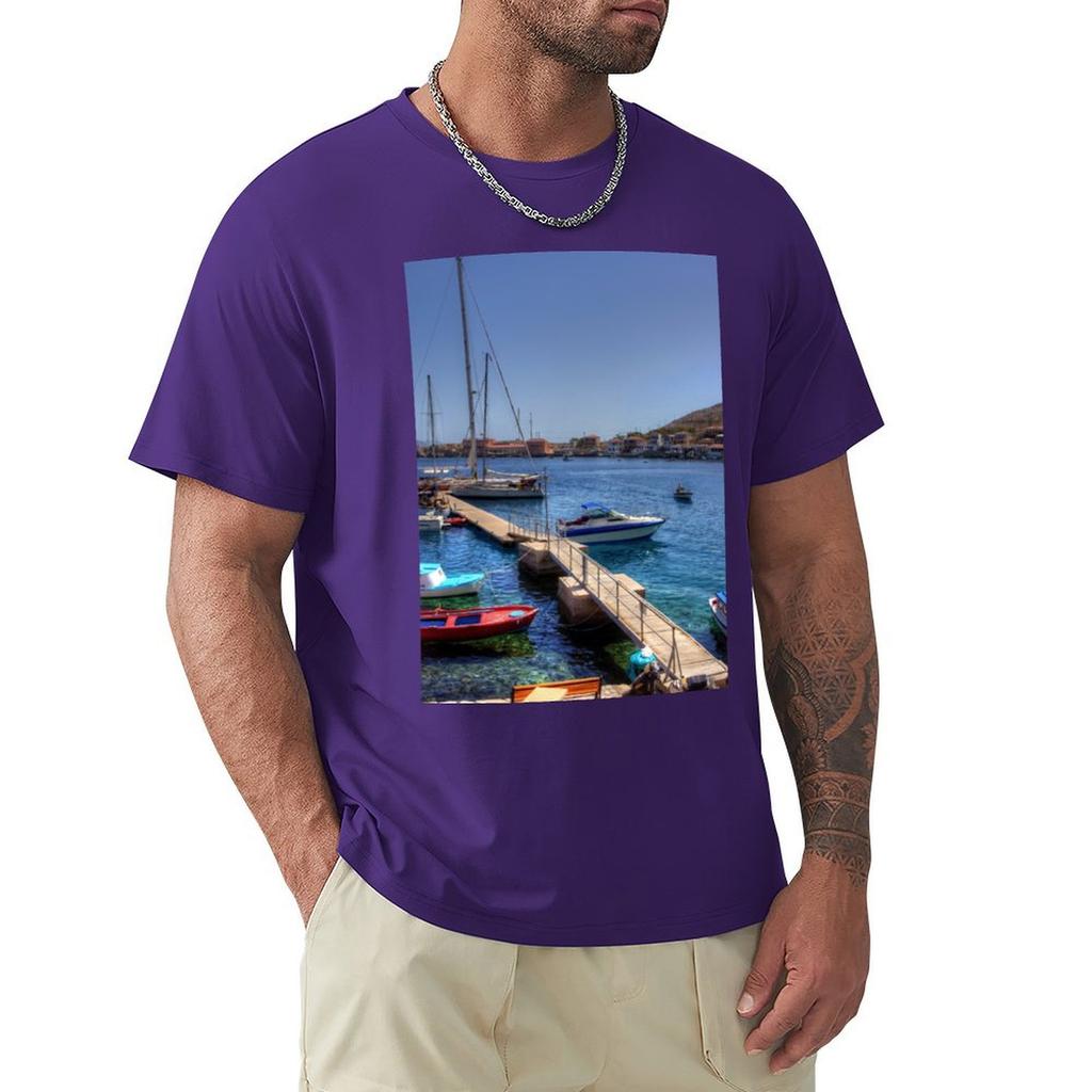 The Yacht Pier T-Shirt summer clothes sublime t shirts men