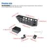 For Jeep Wrangler JK 2007-2017 Car Front Under Seat Storage Box Organizer Container Interior Stowing Tidying Accessories
