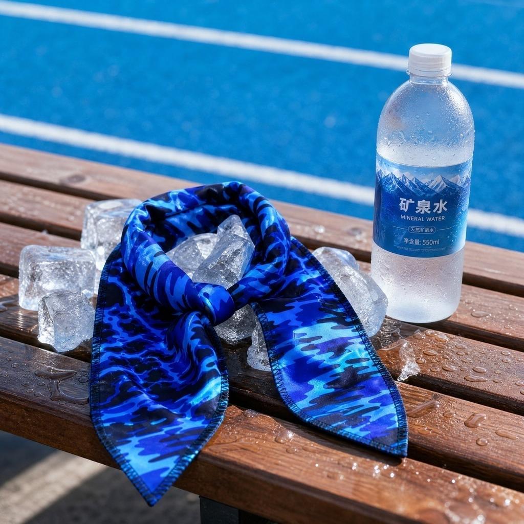 Towel for Summer Sports, Neck Wrap, Headband and Pet Towel