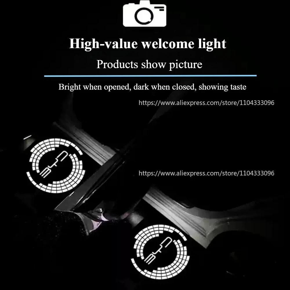 For BYD Sealion 7 Sea Lion 07 2025 2024 Car Door Welcome Light HD Logo Projector Lamp Laser Lamp Shadow Door Projection Light