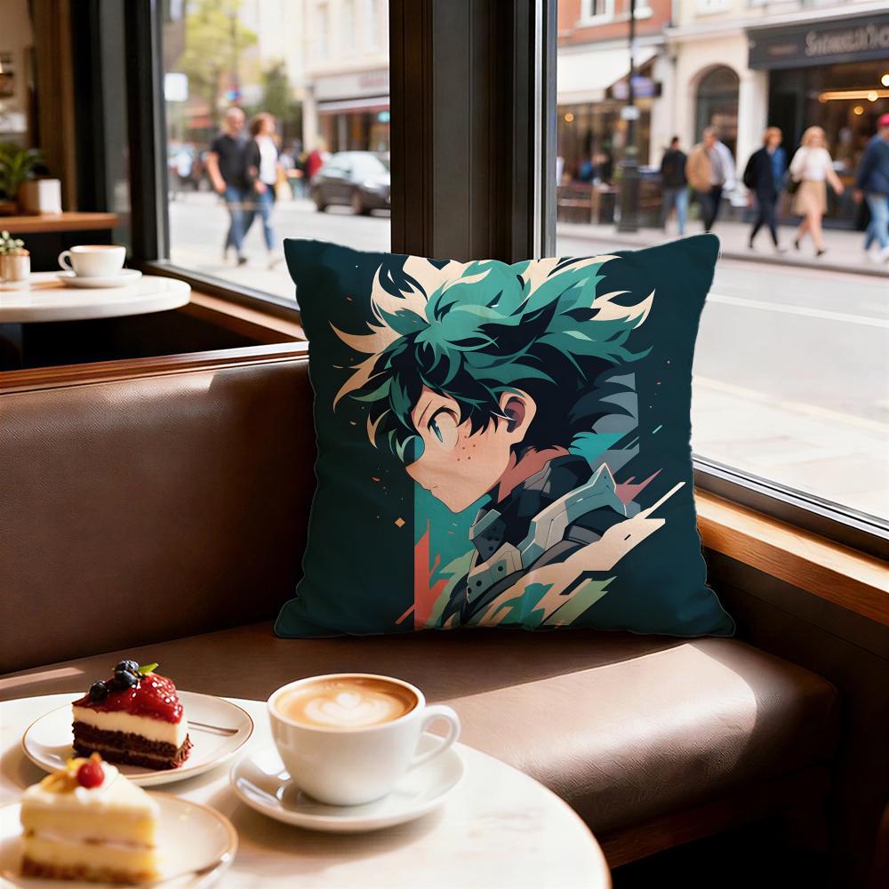 Popular My Hero Academia Cushion Cover Decorative Cushions Covers Cover Sofa 50X50 Pillow 4 Piece 45X45 40X40 Pillowcase