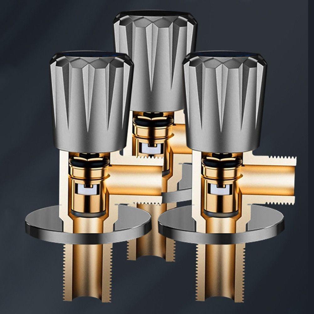 1/4 Inch Interface Bathroom Angle Valve Anti-explosion Hot and Cold Water Valve  Kitchen