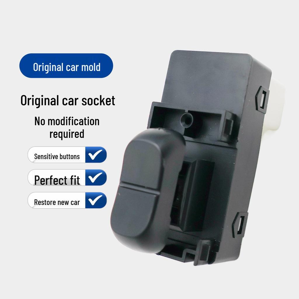 Daewoo Electric Window Crank Button Switch 96666404 - Glass Lifter Car Accessory