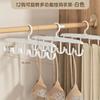 12 Hook Rotatable Multi Functional Clothes Hanger Space Saving Closet Organizer with Durable Hooks for Hanging Accessories and Garments